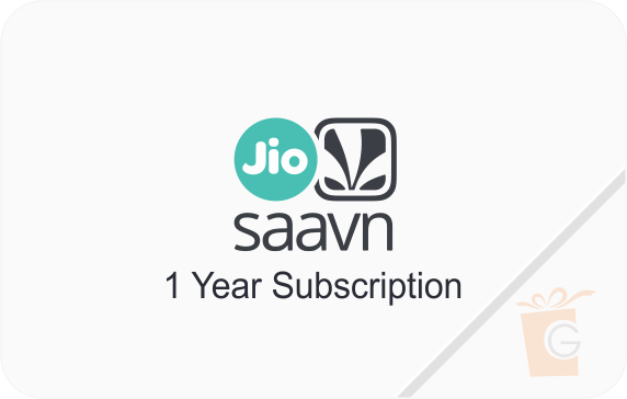 JioSaavn E-Gift Card - 12 Months Subscription - Rs. 749